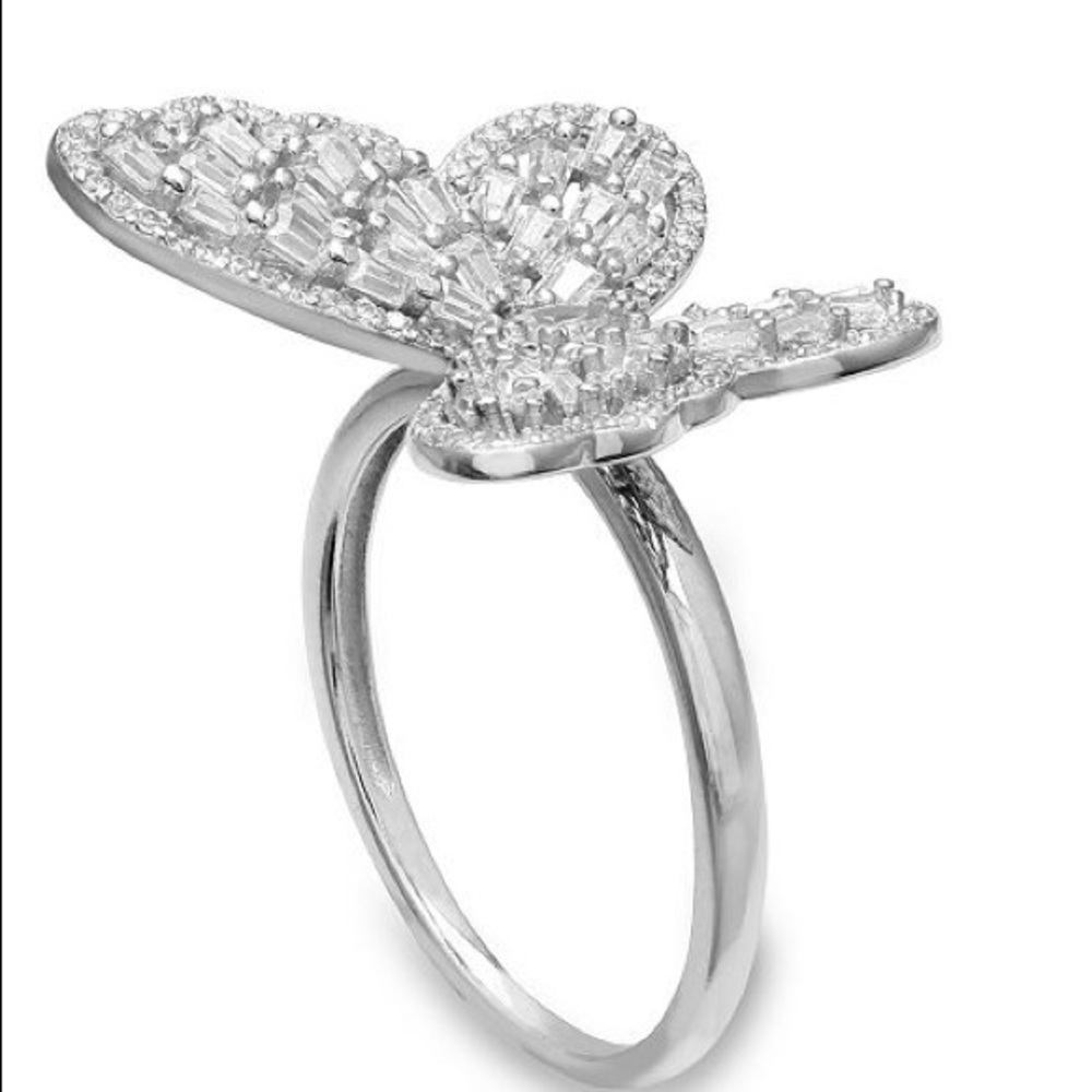 💃🏻HP💃🏻NEW🦋SILVER BUTTERFLY RING🦋 - Picture 4 of 4